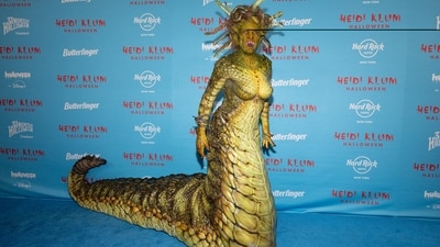 After the reveals, fans flooded the comments section with praise for the supermodel. One Instagram user commented, “THE Queen of Halloween!” Another wrote, “Her husband is the best supporting actor.” (CJ Rivera/Invision/AP) After the reveals, fans flooded the comments section with praise for the supermodel. One Instagram user commented, “THE Queen of Halloween!” Another wrote, “Her husband is the best supporting actor.” (CJ Rivera/Invision/AP)