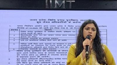 DM Roopam said the special revision drive, launched under the directives of the Election Commission of India. (HT) DM Roopam said the special revision drive, launched under the directives of the Election Commission of India. (HT)