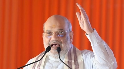 Union Home Minister Amit Shah. (RAJ K RAJ / Hindustan Times) Union Home Minister Amit Shah. (RAJ K RAJ / Hindustan Times)