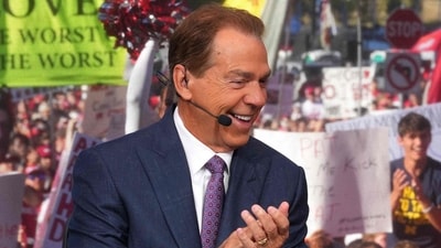 Nick Saban calls himself ‘dumb’ for keeping Julian Sayin on Alabama scout team (Getty Images via AFP) Nick Saban calls himself ‘dumb’ for keeping Julian Sayin on Alabama scout team (Getty Images via AFP)