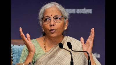 Finance minister Nirmala Sitharaman said last month that consumption has surged 10% since the rate cuts, adding  ₹20 lakh crore in consumer spending. (PTI)