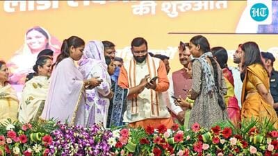 Haryana chief minister Nayab Singh Saini launched the Deen Dayal Lado Lakshmi mobile app on the occasion of Pandit Deendayal Upadhyay’s birth anniversary in Panchkula on September 27. (File photo) Haryana chief minister Nayab Singh Saini launched the Deen Dayal Lado Lakshmi mobile app on the occasion of Pandit Deendayal Upadhyay’s birth anniversary in Panchkula on September 27. (File photo)