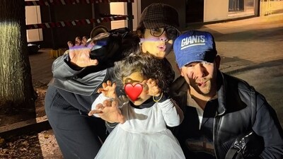 Priyanka Chopra and Nick Jonas delighted fans by sharing Halloween photos with their daughter Malti.