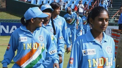 Mithali Raj leads the India women's cricket team in their maiden World Cup final in 2005 (Getty Images) Mithali Raj leads the India women's cricket team in their maiden World Cup final in 2005 (Getty Images)
