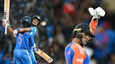 Abhishek Sharma said that the entire men's team is proud of the Harmanpreet Kaur-led side (AFP/AP) Abhishek Sharma said that the entire men's team is proud of the Harmanpreet Kaur-led side (AFP/AP)