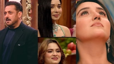 Bigg Boss 19: Salman Khan schooled Tanya Mittal and Neelam Giri over their remarks on Ashnoor Kaur. Bigg Boss 19: Salman Khan schooled Tanya Mittal and Neelam Giri over their remarks on Ashnoor Kaur.