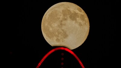 Earlier, a supermoon happened on October 7 and it was called 'Harvest Moon.' (AP) Earlier, a supermoon happened on October 7 and it was called 'Harvest Moon.' (AP)
