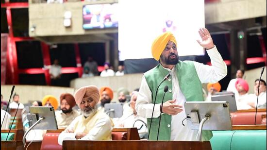 Opposition parties in Punjab launched a scathing attack on the Aam Aadmi Party (AAP) government over a spate of crimes in the state recently, asking chief minister Bhagwant Mann, whether this is his Rangla Punjab. (File photo)