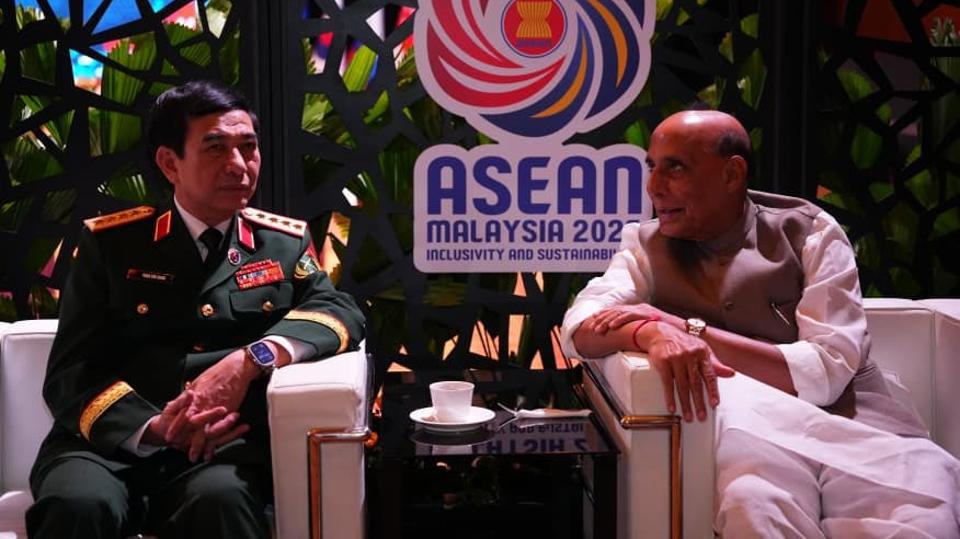 Singh further shared that he was “happy to have met Defence Minister Phan Van Giang” of Vietnam in Kuala Lumpur Singh further shared that he was “happy to have met Defence Minister Phan Van Giang” of Vietnam in Kuala Lumpur