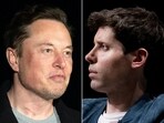 Tesla founder Elon Musk and OpenAI CEO Sam Altman. 