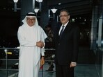 Bahrain foreign minister Abdullatif bin Rashid Alzayani arrives in India