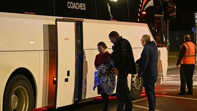 One of the passengers told BBC people onboard were shouting "run, run, there's a guy literally stabbing everyone." They said the attack "felt like forever" though it lasted only minutes. (AFP) One of the passengers told BBC people onboard were shouting "run, run, there's a guy literally stabbing everyone." They said the attack "felt like forever" though it lasted only minutes. (AFP)