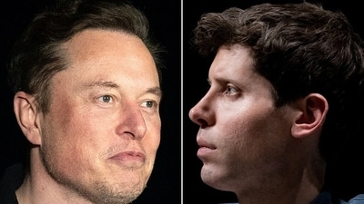 Tesla founder Elon Musk and OpenAI CEO Sam Altman. (AFP file) Tesla founder Elon Musk and OpenAI CEO Sam Altman. (AFP file)