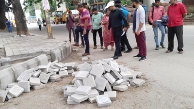 Residents are now demanding a fresh inspection, blacklisting of the contractor, and proper rectification before further damage occurs. (X/@GBAChiefComm) Residents are now demanding a fresh inspection, blacklisting of the contractor, and proper rectification before further damage occurs. (X/@GBAChiefComm)