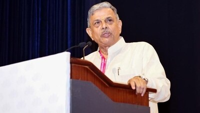 The RSS general secretary called for a population policy to address “demographic imbalances”. (ANI) The RSS general secretary called for a population policy to address “demographic imbalances”. (ANI)