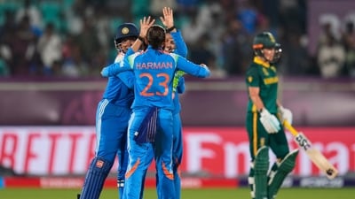 India had previously lost the group stage match against South Africa in the 2025 Women's World Cup. (AP) India had previously lost the group stage match against South Africa in the 2025 Women's World Cup. (AP)