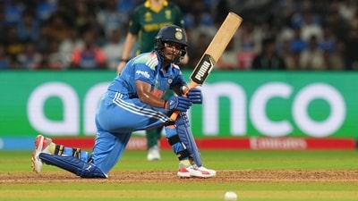 Meanwhile, Deepti Sharma slammed 58 off 58 balls. (PTI) Meanwhile, Deepti Sharma slammed 58 off 58 balls. (PTI)
