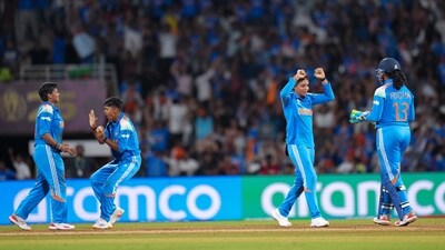 Chasing 299 runs, South Africa were bowled out for 246 in 45.3 overs. (PTI) Chasing 299 runs, South Africa were bowled out for 246 in 45.3 overs. (PTI)