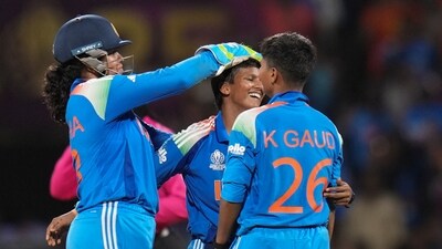 Meanwhile, Deepti Sharma was in hot form for India, taking a five-wicket haul. (PTI) Meanwhile, Deepti Sharma was in hot form for India, taking a five-wicket haul. (PTI)