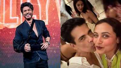 Karan Johar shared a glimpse from Shah Rukh Khan's 60th birthday bash. Karan Johar shared a glimpse from Shah Rukh Khan's 60th birthday bash.