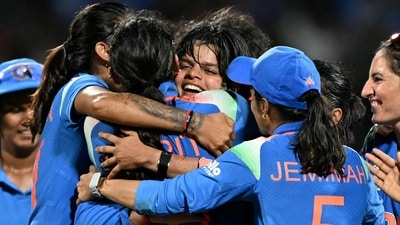 On the other hand, Shafali Verma took two wickets. (AFP) On the other hand, Shafali Verma took two wickets. (AFP)