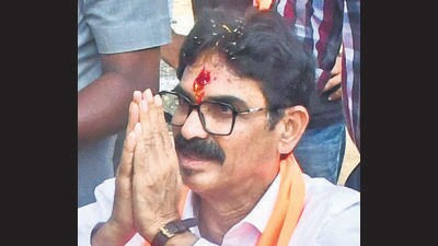 The Azad Maidan police on Saturday night booked several members of the Shiv Sena UBT and the Maharashtra Navnirman Sena (MNS), including MNS state vice president Bala Nandgaonkar, for allegedly organising the Saturday ‘Satyacha Morcha’ (March for Truth) in south Mumbai without the required permissions(Photo by Bhushan Koyande/HT Photo) The Azad Maidan police on Saturday night booked several members of the Shiv Sena UBT and the Maharashtra Navnirman Sena (MNS), including MNS state vice president Bala Nandgaonkar, for allegedly organising the Saturday ‘Satyacha Morcha’ (March for Truth) in south Mumbai without the required permissions(Photo by Bhushan Koyande/HT Photo)