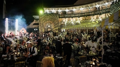 Trump talks with guests during a Halloween party at his Mar-a-Lago estate on October 31, 2025 at Palm Beach, Florida. Trump is spending the weekend at his Mar-A-Lago estate in Palm Beach, Florida. Samuel Corum/Getty Images/AFP (Photo by Samuel Corum / GETTY IMAGES NORTH AMERICA / Getty Images via AFP) (Getty Images via AFP) Trump talks with guests during a Halloween party at his Mar-a-Lago estate on October 31, 2025 at Palm Beach, Florida. Trump is spending the weekend at his Mar-A-Lago estate in Palm Beach, Florida. Samuel Corum/Getty Images/AFP (Photo by Samuel Corum / GETTY IMAGES NORTH AMERICA / Getty Images via AFP) (Getty Images via AFP)