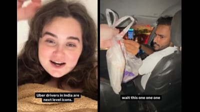 Bree Steele is a podcaster and content creator who has been living in India since 2023. (Instagram/@breesteele.mp3) Bree Steele is a podcaster and content creator who has been living in India since 2023. (Instagram/@breesteele.mp3)
