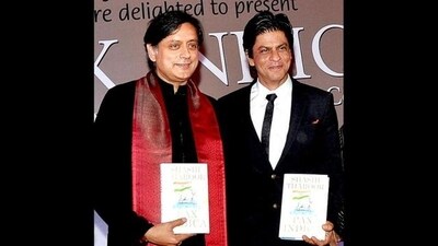 Congress MP Shashi Tharoor posted a birthday wish for Shah Rukh Khan. (X/@ShashiTharoor)