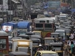 (Representative image) Residents say jams near Damdama Chowk and Chungi No.2 worsen daily. Municipal Council Sohna says vehicles that damaged poles have been traced. (HT Archive)
