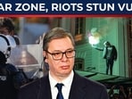 Hundreds of riot police intervened in central Belgrade on Sunday to separate supporters and opponents of Serbia’s autocratic president.
