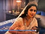 Ganga with her child in the Hastinapur Palace in a scene from the show. Ganga with her child in the Hastinapur Palace in a scene from the show.