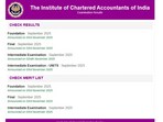 ICAI CA September Result 2025 Live: Final, Inter, foundation results has been declared, direct link to check merit list is here. 