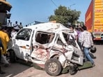 Three of the injured are in critical condition and have been referred to the SMS Hospital Trauma Centre. Three of the injured are in critical condition and have been referred to the SMS Hospital Trauma Centre.