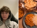 A Norwegian man shared this picture of his Indian meal for his birthday. A Norwegian man shared this picture of his Indian meal for his birthday.