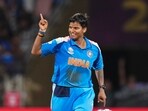 India's Deepti Sharma celebrates India's Deepti Sharma celebrates