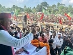 Samajwadi Party chief Akhilesh Yadav addressing a rally ahead of the Bihar assembly polls. (SOURCED IMAGE) Samajwadi Party chief Akhilesh Yadav addressing a rally ahead of the Bihar assembly polls. (SOURCED IMAGE)