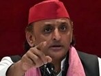 Samajwadi Party national president Akhilesh Yadav. (HT file)