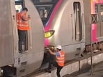 The affected rake was towed away by another train The affected rake was towed away by another train