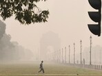 India Gate engulfed in a thick layer of smog amid poor air quality in Delhi India Gate engulfed in a thick layer of smog amid poor air quality in Delhi