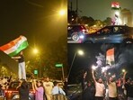 The Tiranga waved high and wide as residents of the Capital took to the streets in celebration.
