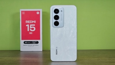 Redmi 15 5G, a massive battery beast built for content lovers. (Amit Rahi) Redmi 15 5G, a massive battery beast built for content lovers. (Amit Rahi)
