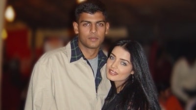Celina Jaitly and her brother Celina Jaitly and her brother