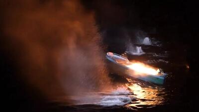 A drug boat sunk by the US Coast Guard in early September. (Department of Homeland Security, US) A drug boat sunk by the US Coast Guard in early September. (Department of Homeland Security, US)