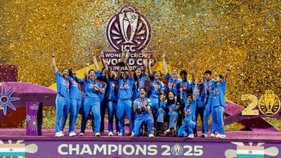 India lifted the Women's World Cup title after beating South Africa in the final. (Surjeet Yadav) India lifted the Women's World Cup title after beating South Africa in the final. (Surjeet Yadav)