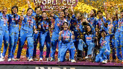 India defeated South Africa in the Women's World Cup final. (Surjeet Yadav) India defeated South Africa in the Women's World Cup final. (Surjeet Yadav)