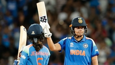 Shafali Verma continued on her merry way, registering her maiden World Cup fifty (ANI)