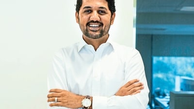 Pine Labs CEO Amrish Rau. A growing EBITDA while being adjusted for ESOPs, as well as narrowing of loss, points to profitability in the future. (File Photo) Pine Labs CEO Amrish Rau. A growing EBITDA while being adjusted for ESOPs, as well as narrowing of loss, points to profitability in the future. (File Photo)