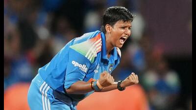 India’s all-rounder Deepti Sharma made 58 and then claimed 5 wickets to help national team win World Cup on Nov 2. (Agency) India’s all-rounder Deepti Sharma made 58 and then claimed 5 wickets to help national team win World Cup on Nov 2. (Agency)
