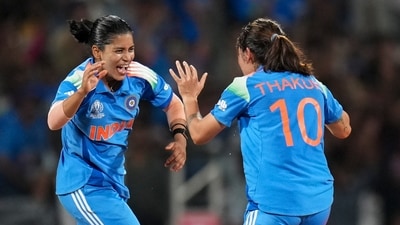 Amanjot Kaur provided a moment of brilliance in the field to break the 51-run opening stand by running out Tasmin Britz for 23. (PTI)